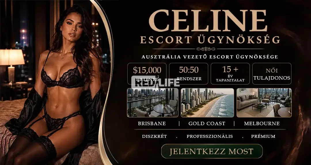 Luxus escort munka Ausztráliában hetente 15 ezer dollár feletti keresettel a Celine Escort Agency csapatával