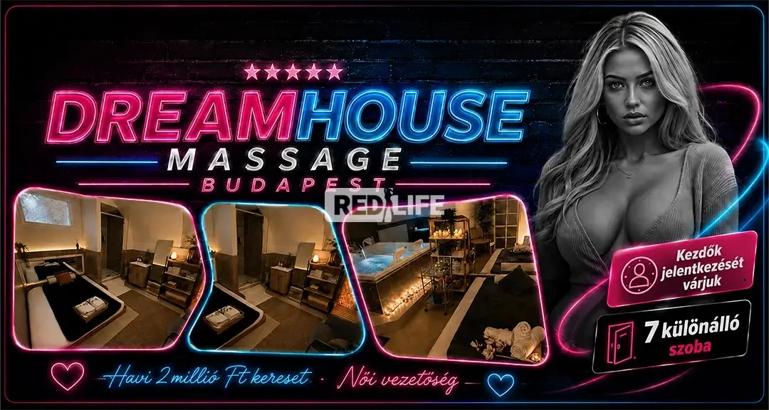 [Dreamhouse Massage] KEZDŐKET IS VÁRUNK! 💕 25+ éve működő budapesti erotikus masszázsszalon – stabil külföldi vendégkör, akár havi 2 millió Ft