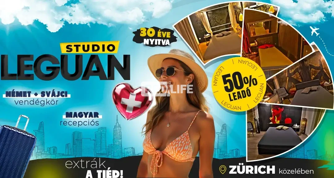 Dolgozz a 30 éve nyitva lévő LEGUAN stúdióban - A LEGJOBB hely Svájcban, ha a legtöbb pénzt akarod keresni!