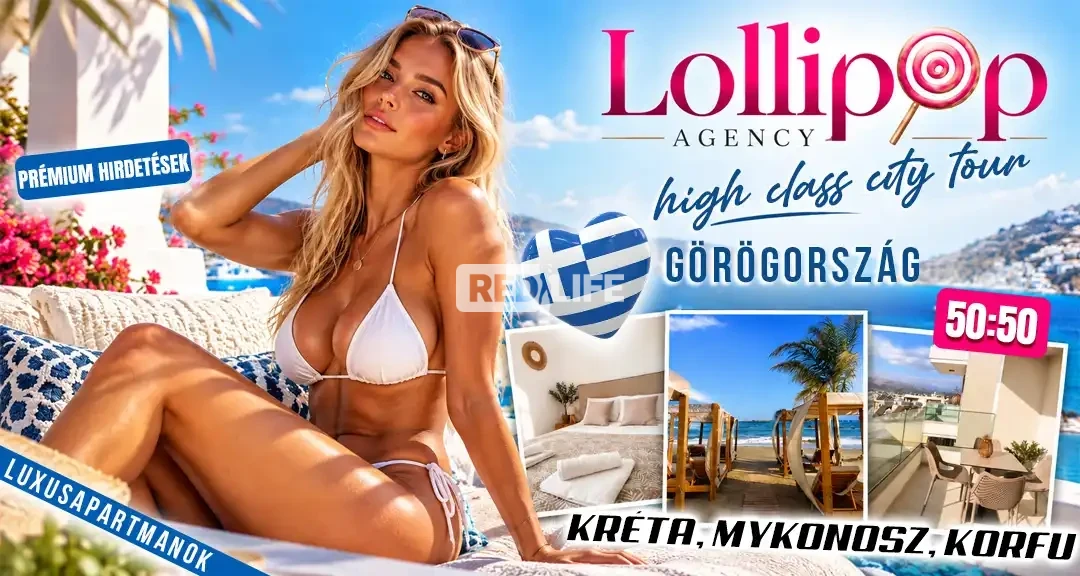 Csatlakozz te is a Lollipop Agency csapatához: luxus apartmanok Görögországban, feles rendszer, napi 5–7 vendég, teljes biztonság és napi kifizetés