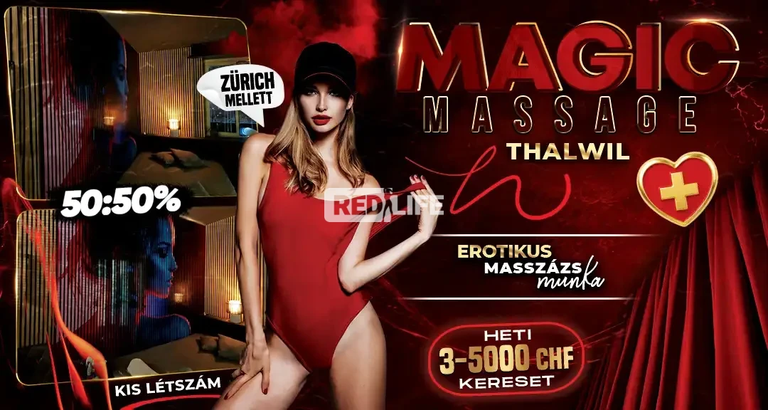 Erotikus massz&aacute;zs munka Z&uuml;rich mellett