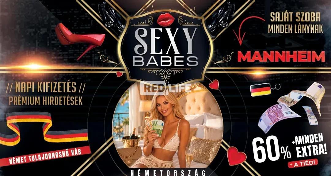 A [Sexy Babes] egy felújított, modern privát ház Németországban százalékos leadóval, és korrekt német tulajdonossal ahol mindenkinek jár a saját szoba!